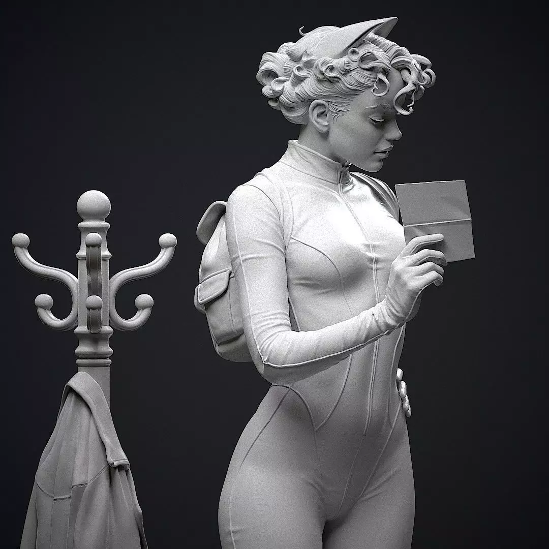 Catwoman Detective 3D print model_18