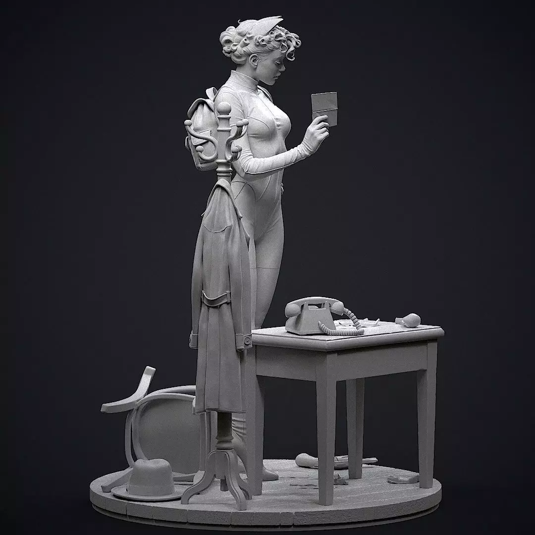 Catwoman Detective 3D print model_7