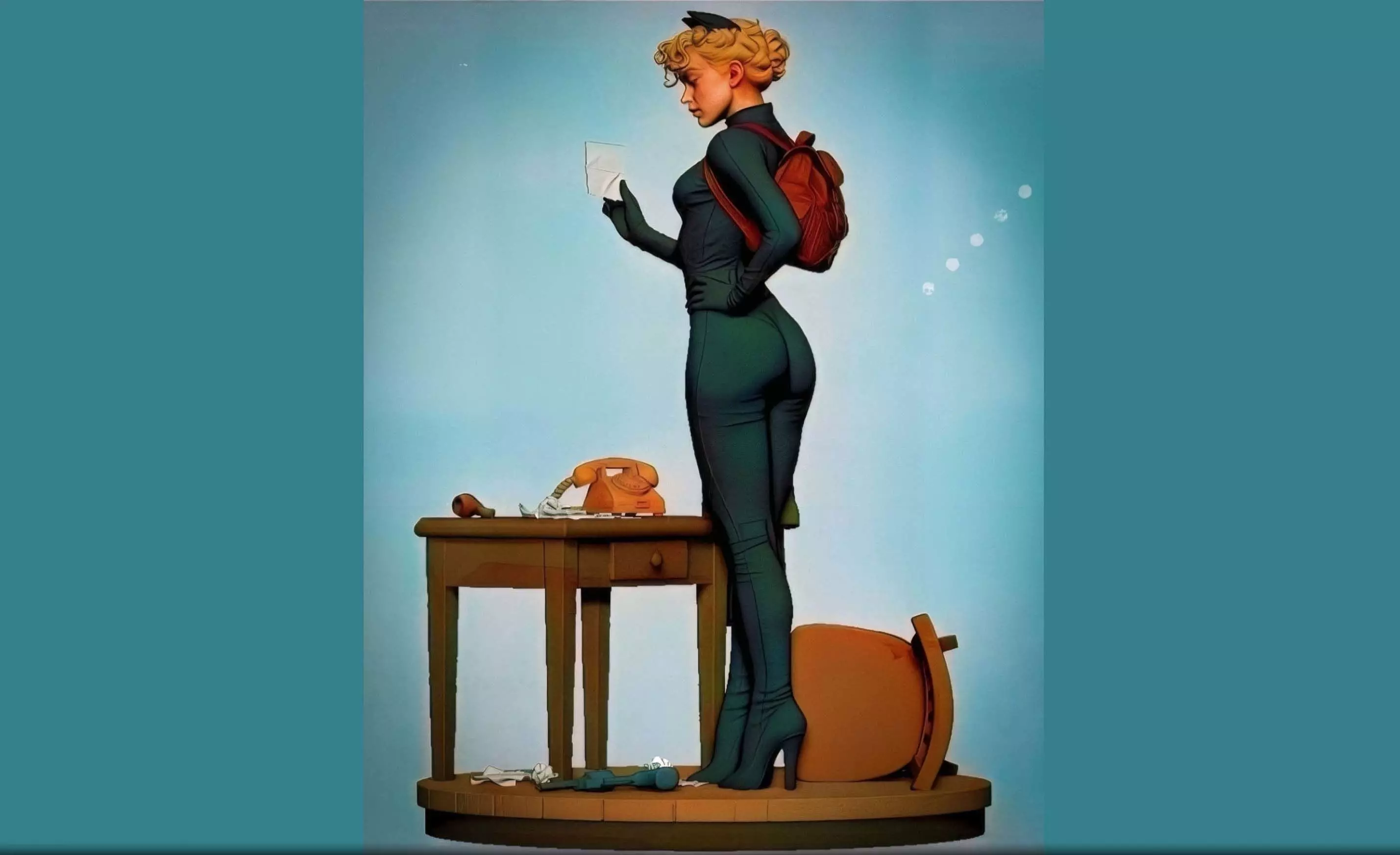 Catwoman Detective 3D print model_0