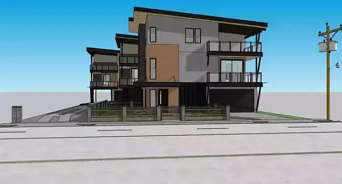 3 Modern 3Storey unit in a lot