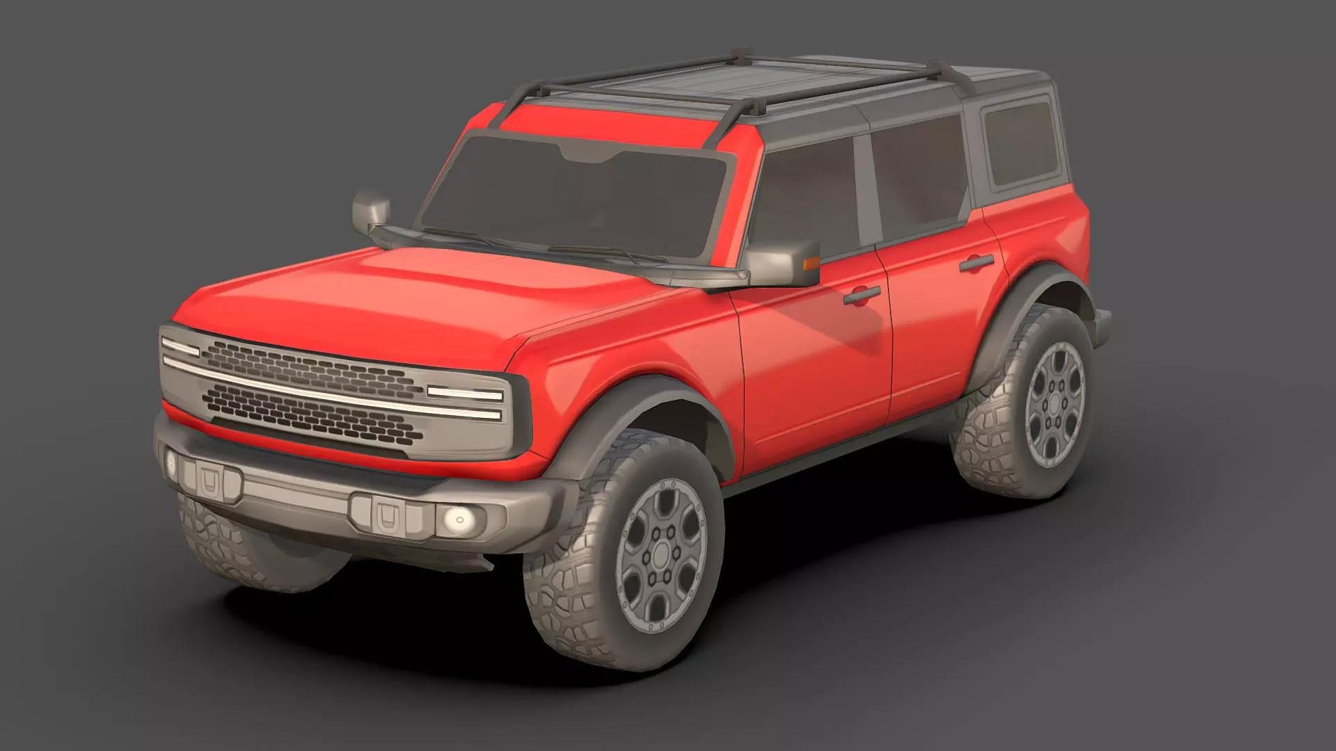 City Low Poly Cars Pack Low-poly 3D model_1