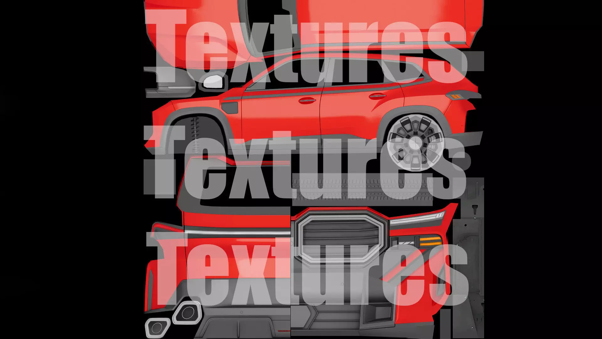 City Low Poly Cars Pack Low-poly 3D model_26