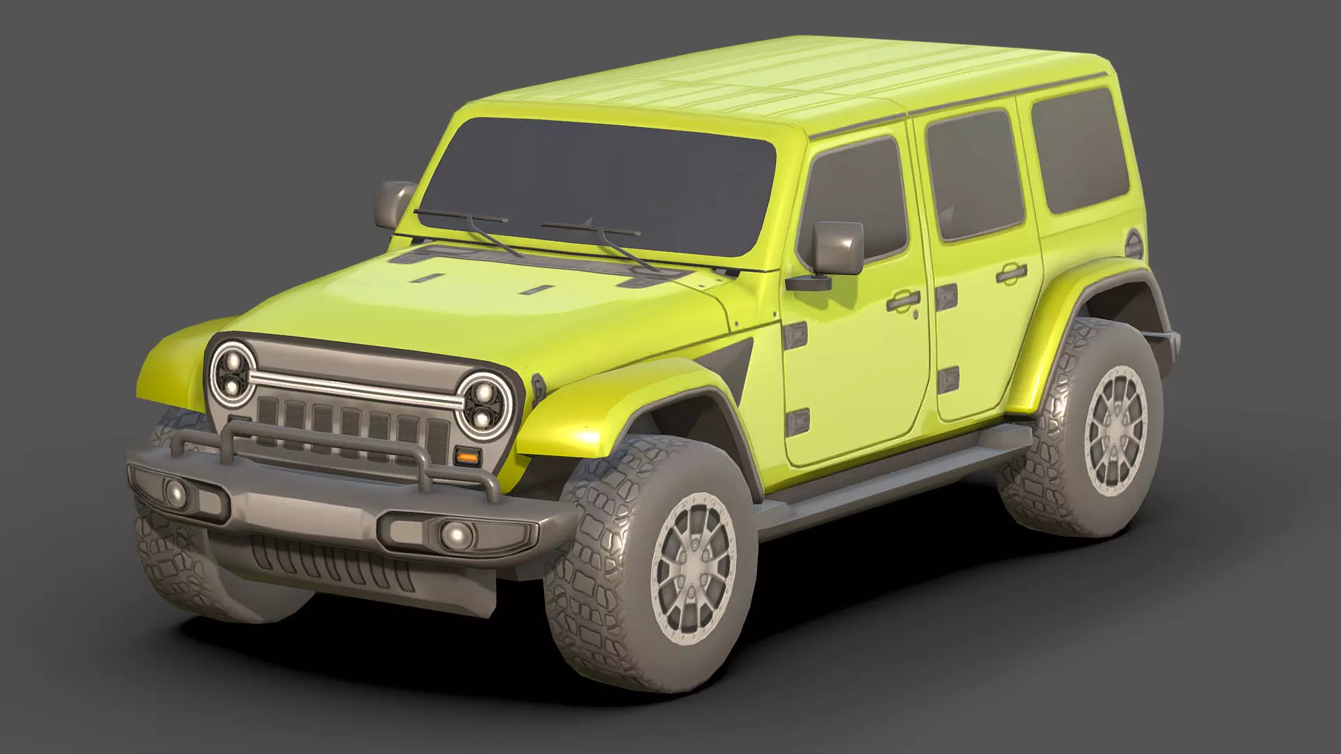 City Low Poly Cars Pack Low-poly 3D model_6