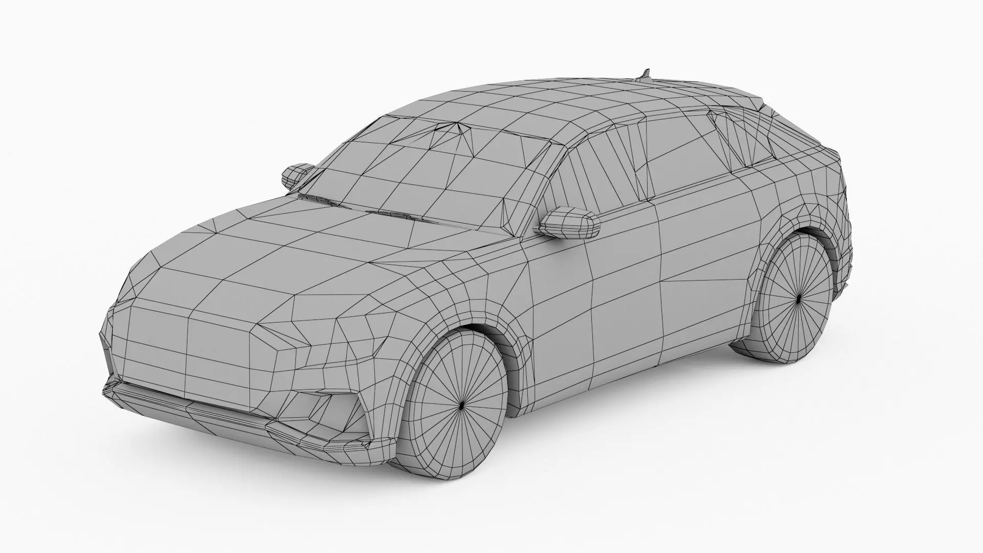 City Low Poly Cars Pack Low-poly 3D model_19