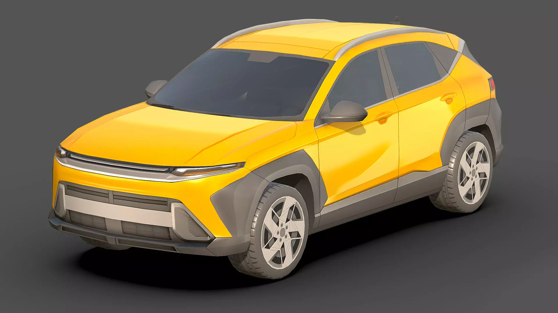 City Low Poly Cars Pack Low-poly 3D model_8