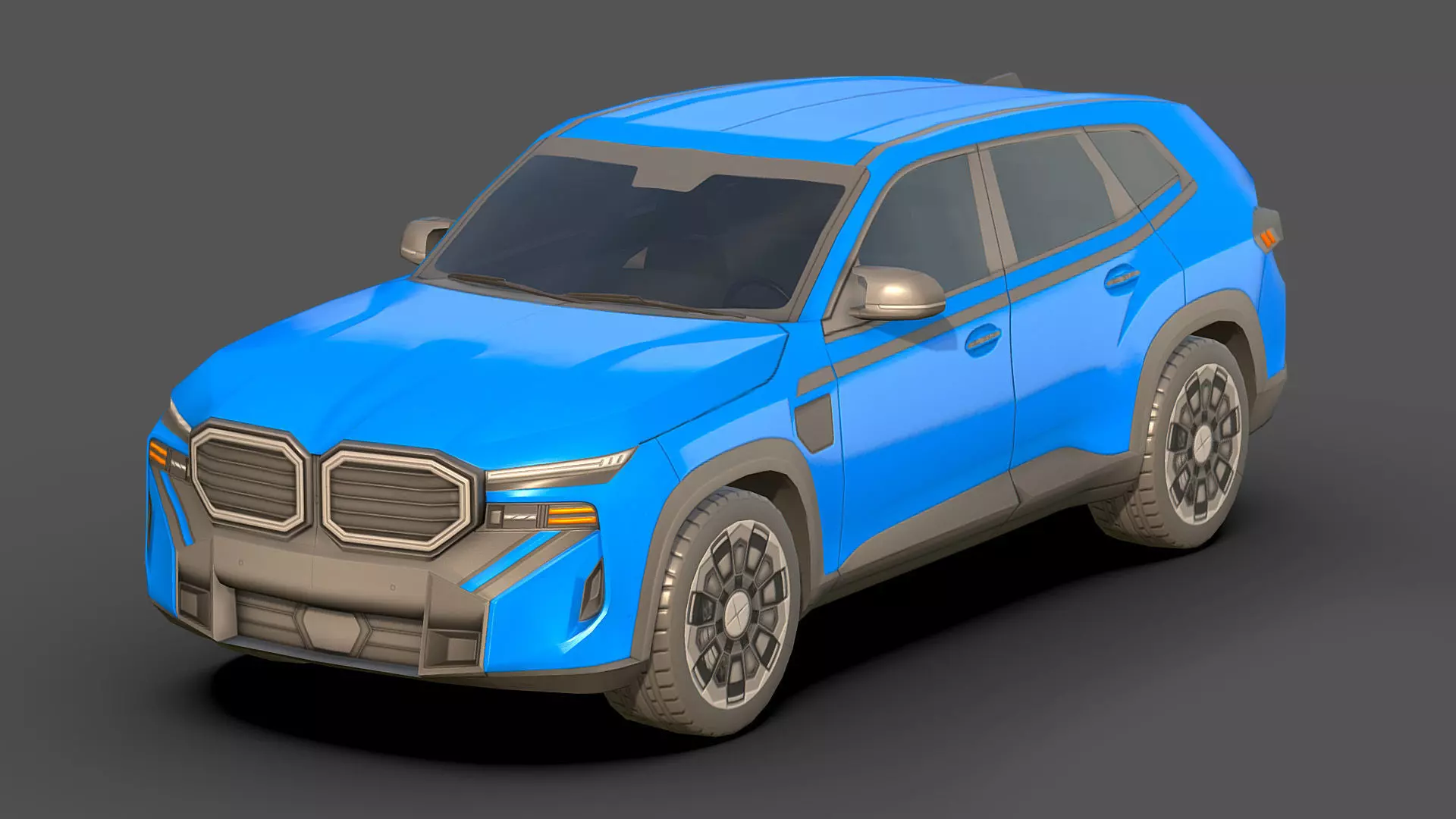 City Low Poly Cars Pack Low-poly 3D model_3