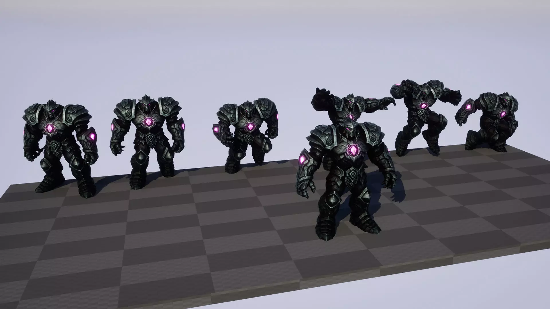 Golem Pack - Game ready characters Low-poly 3D model_24