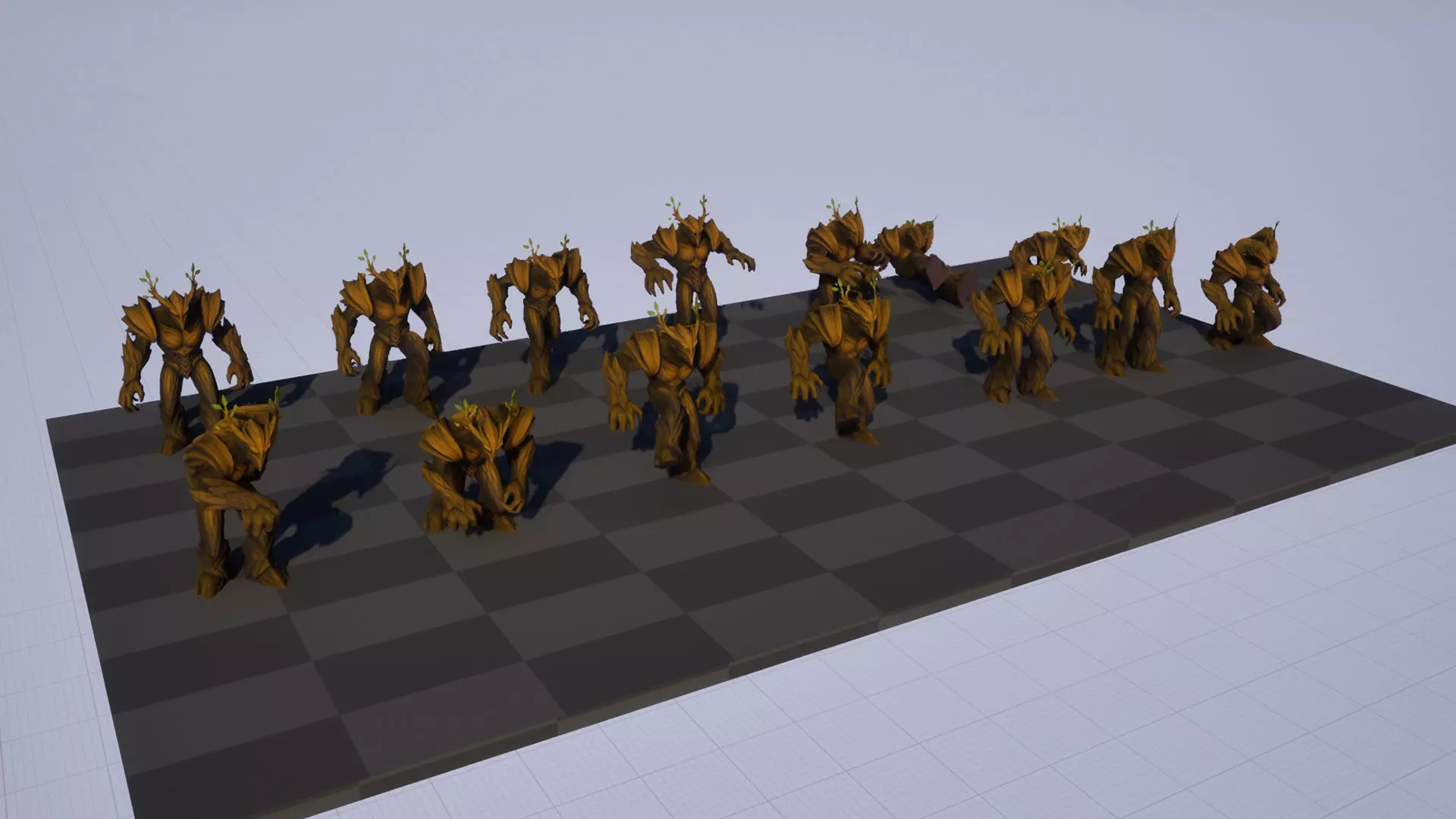 Golem Pack - Game ready characters Low-poly 3D model_55
