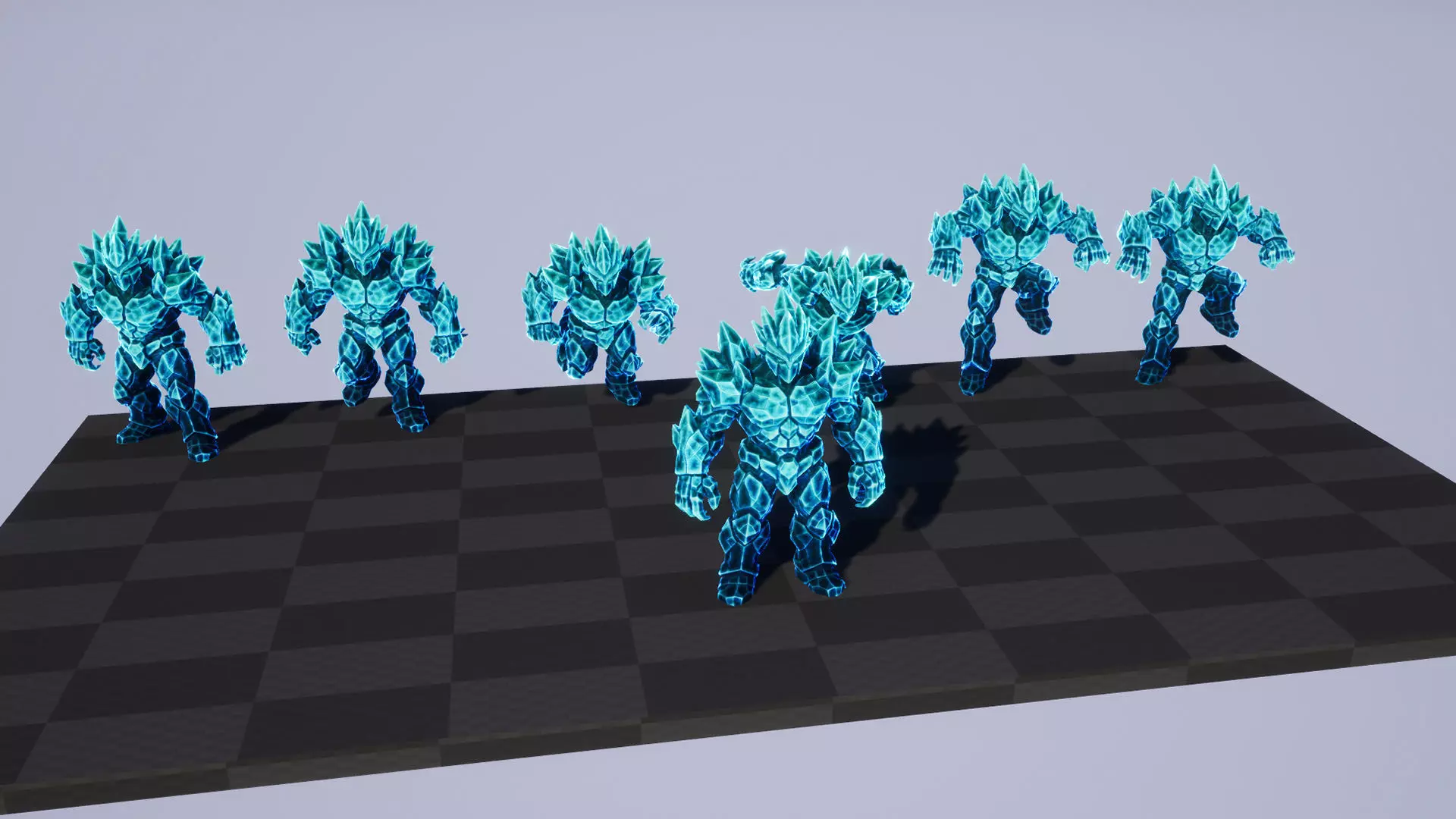 Golem Pack - Game ready characters Low-poly 3D model_12