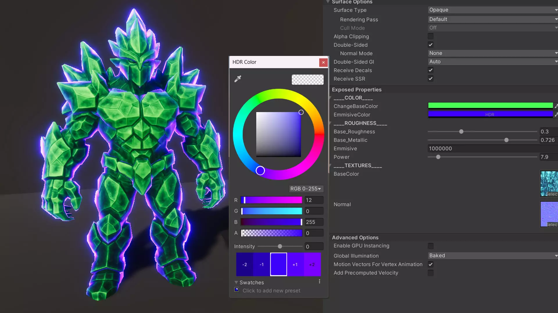 Golem Pack - Game ready characters Low-poly 3D model_17