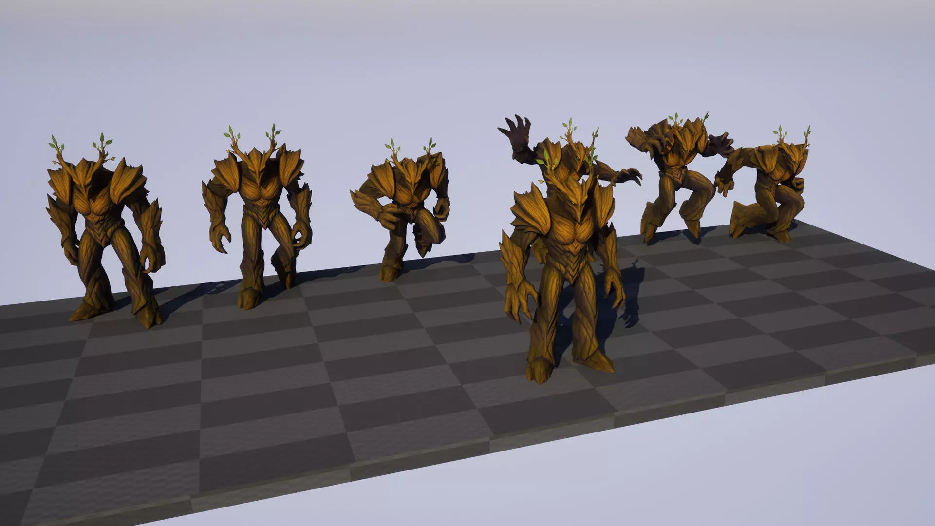 Golem Pack - Game ready characters Low-poly 3D model_54
