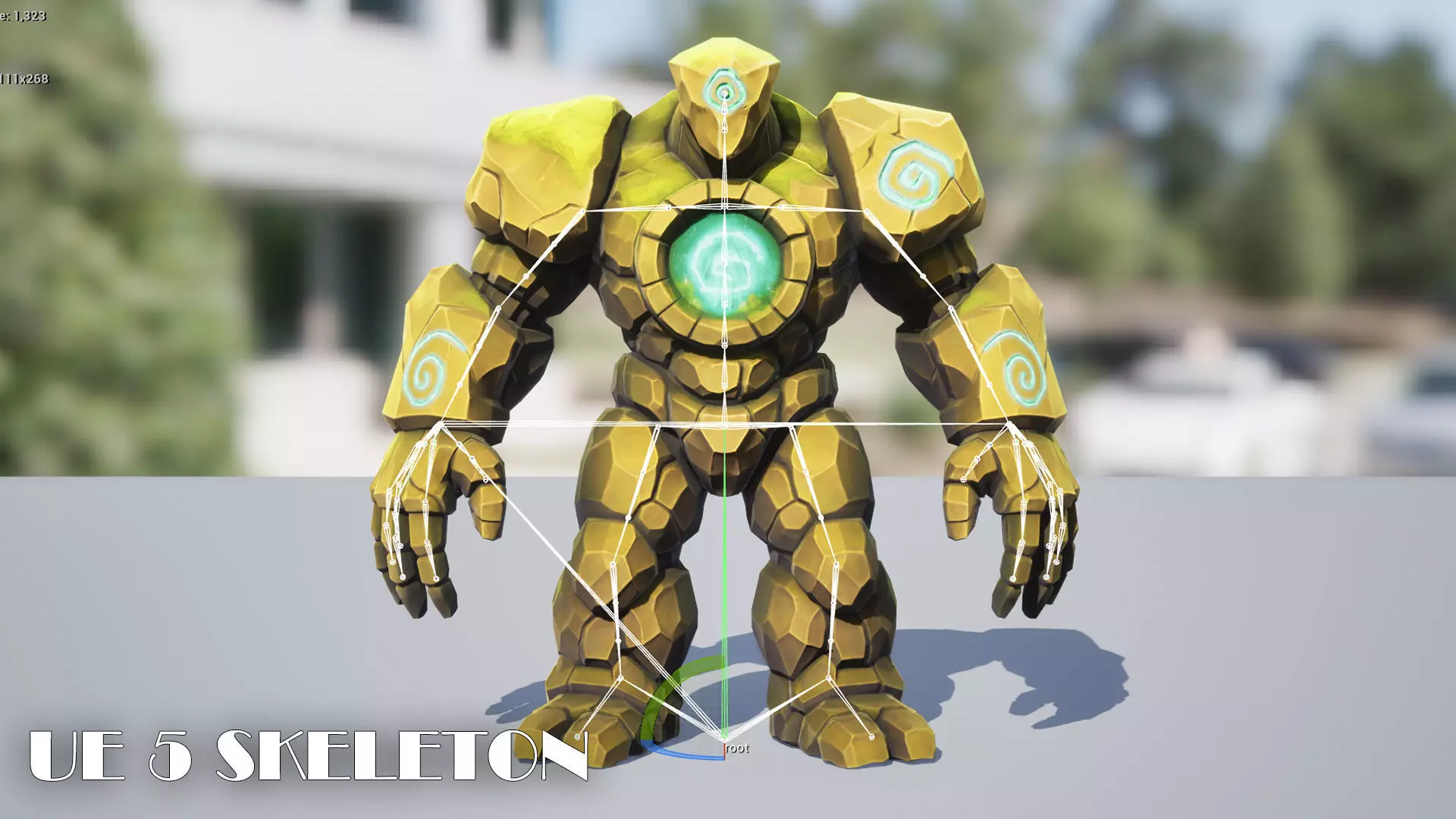 Golem Pack - Game ready characters Low-poly 3D model_43