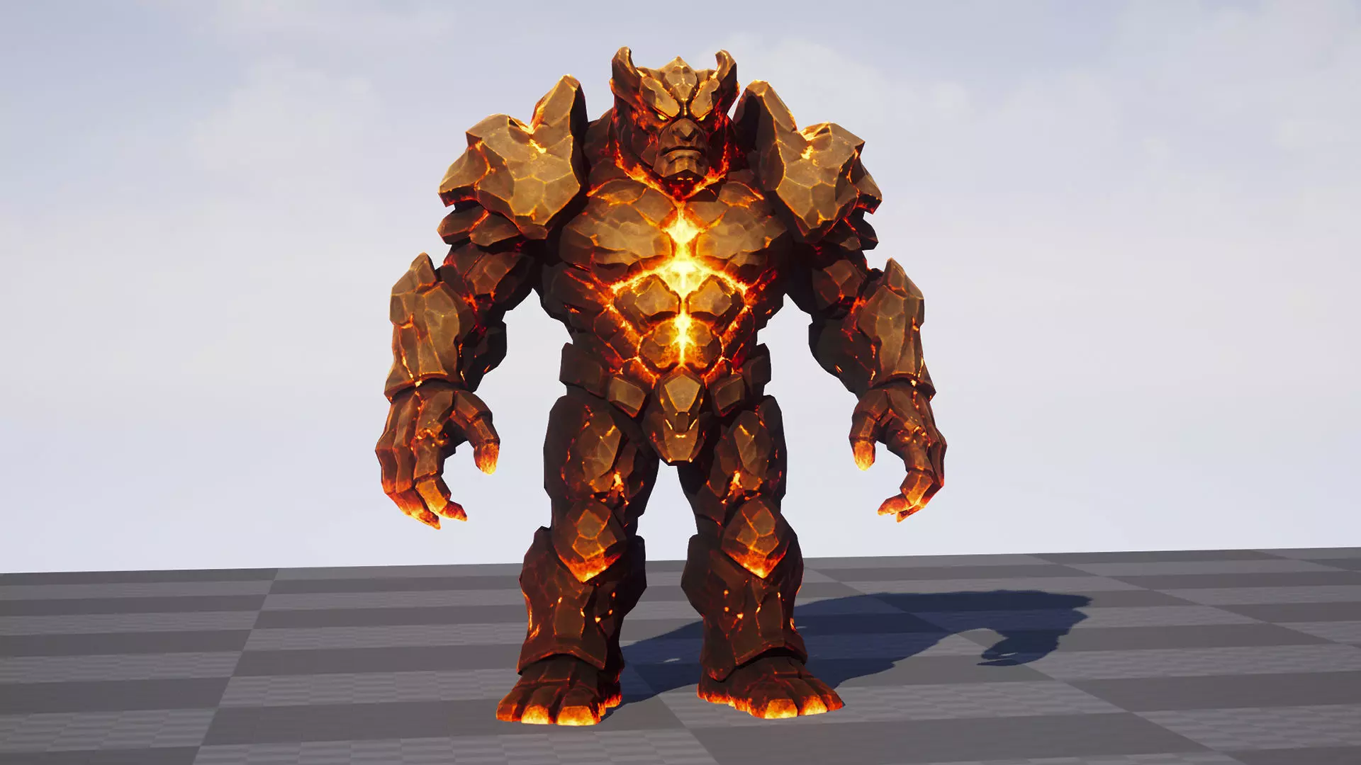 Golem Pack - Game ready characters Low-poly 3D model_30