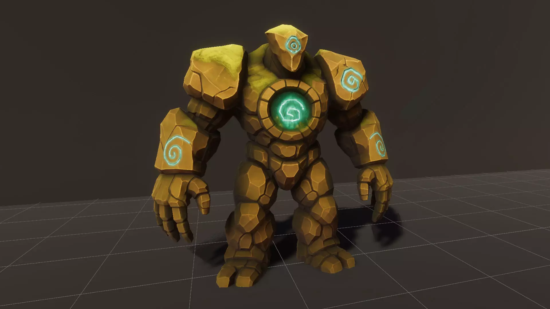 Golem Pack - Game ready characters Low-poly 3D model_46