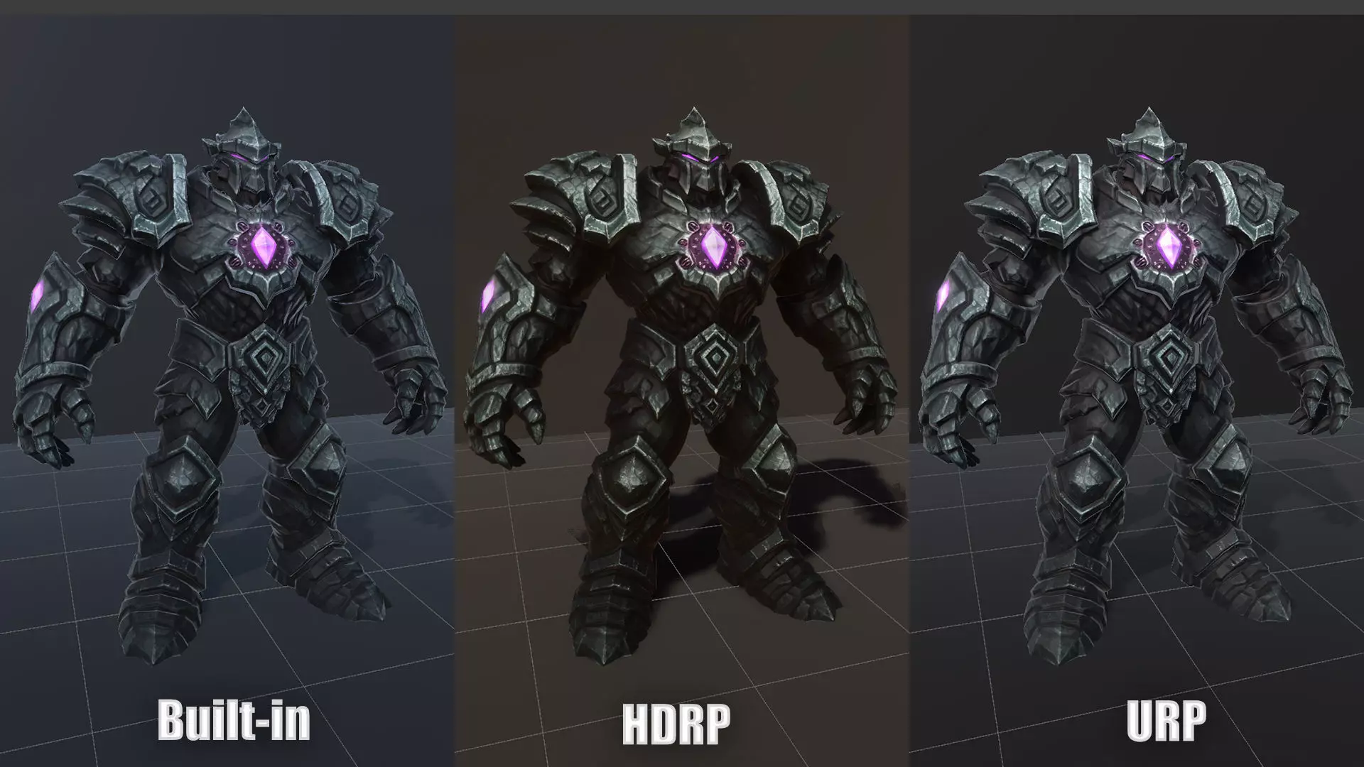 Golem Pack - Game ready characters Low-poly 3D model_28