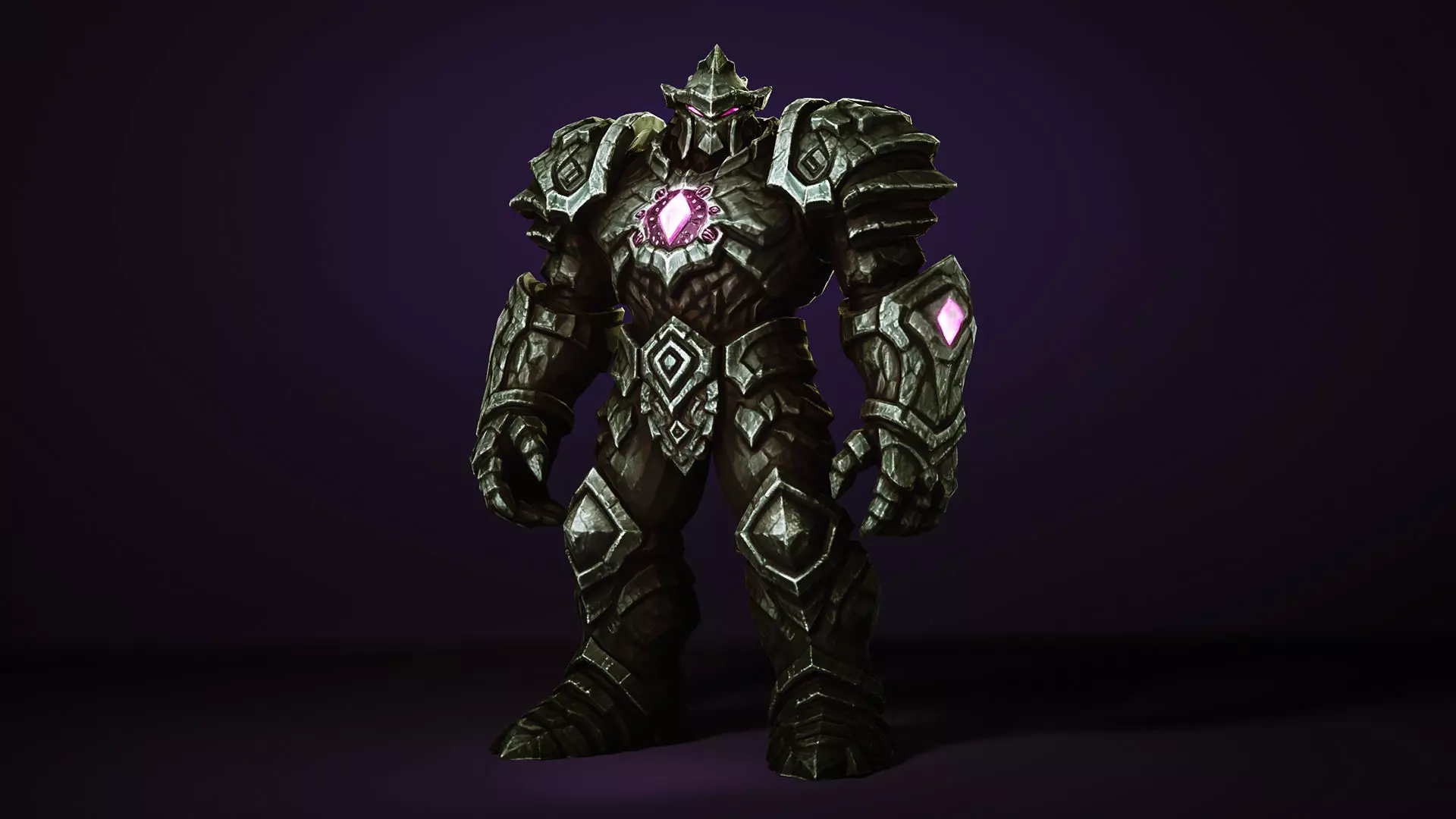 Golem Pack - Game ready characters Low-poly 3D model_19