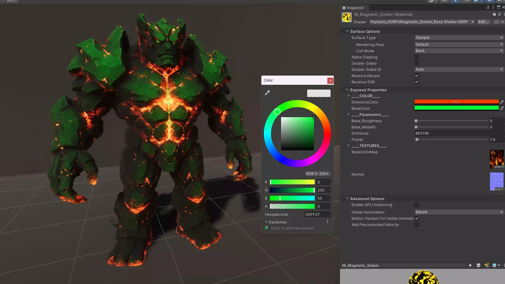 Golem Pack - Game ready characters Low-poly 3D model_38