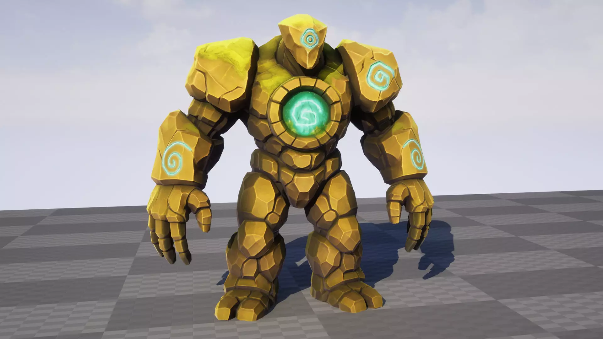 Golem Pack - Game ready characters Low-poly 3D model_41