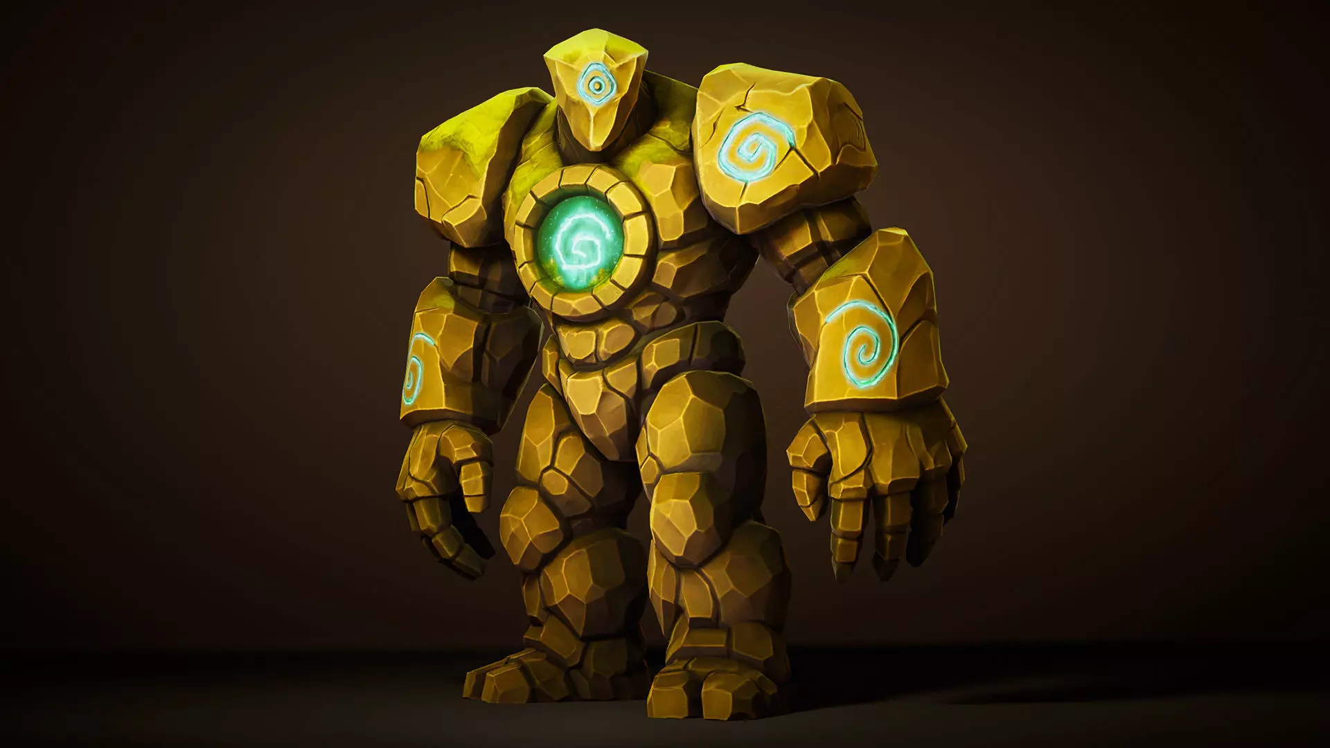 Golem Pack - Game ready characters Low-poly 3D model_40