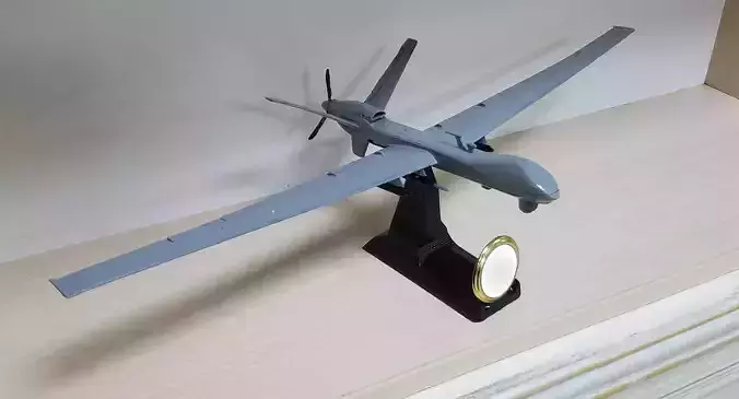 MQ-9 Reaper UAV Printable Scale Model STL