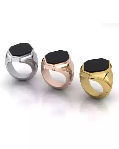 man signet jewelry ring 