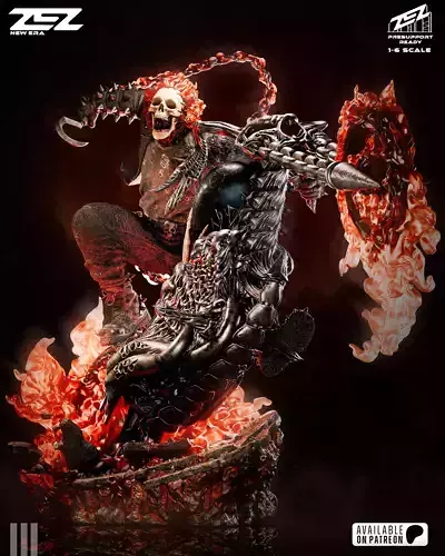 Ghost Rider 3D Digital STL File