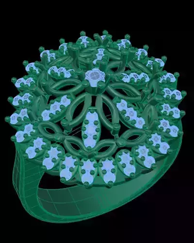 marquise halo jewelry ring