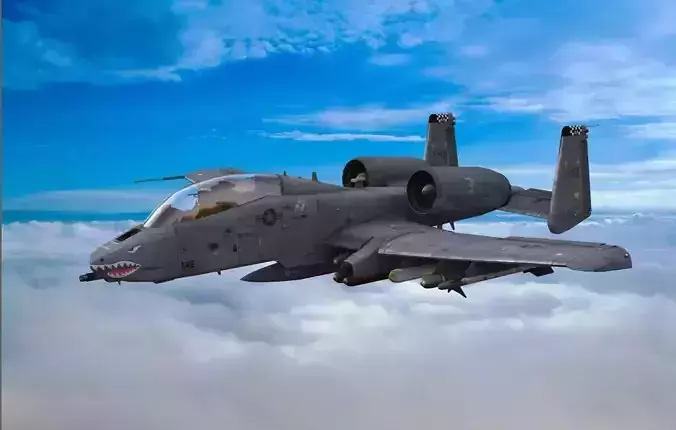 A-10 Thunderbolt II   Printable Scale Model STL