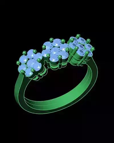 flower setting jewelry ring