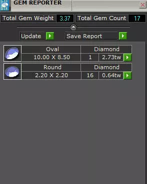 emerald oval halo cluster ring 3D print model_6