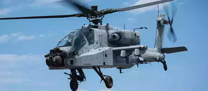 AH-64 Apache Helicopter Printable Scale Model STL