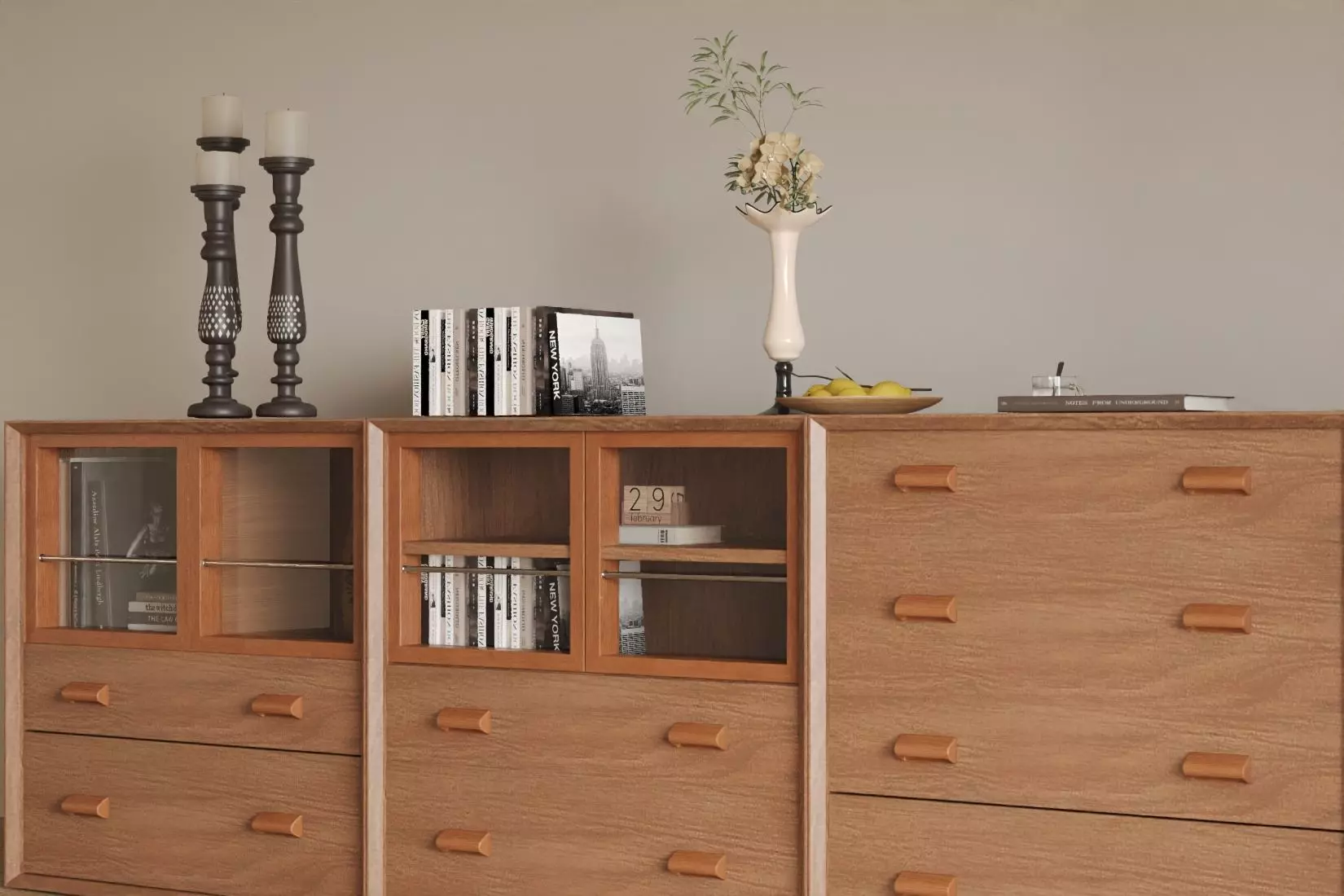 decorative cabinet 3D model_3