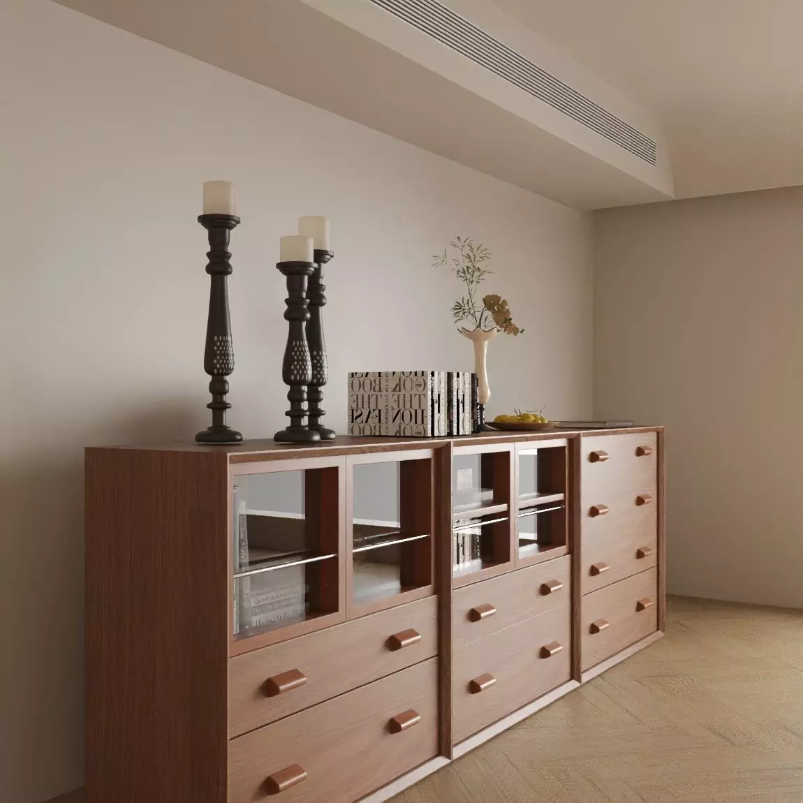 decorative cabinet 3D model_2