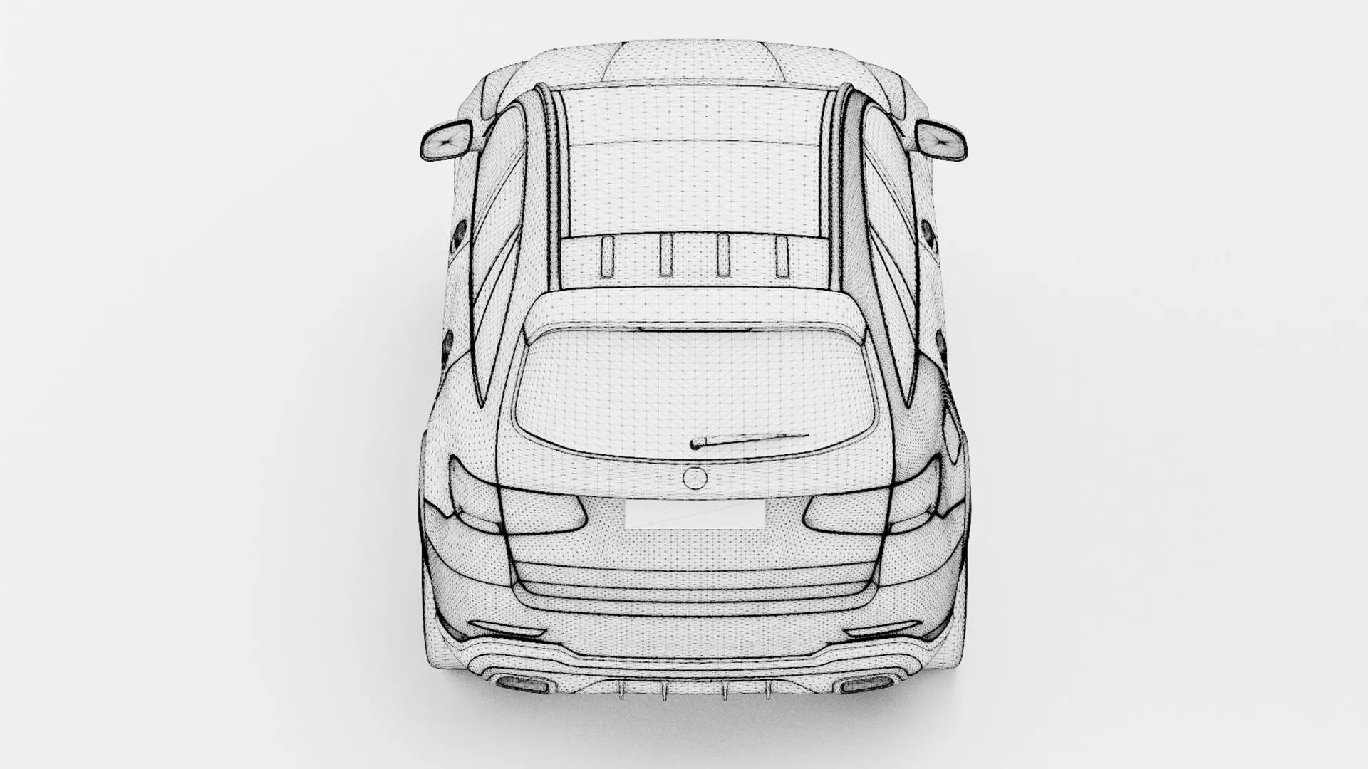 Mercedes Benz GLC High-Detail GLC-Class SUV 3D model_12