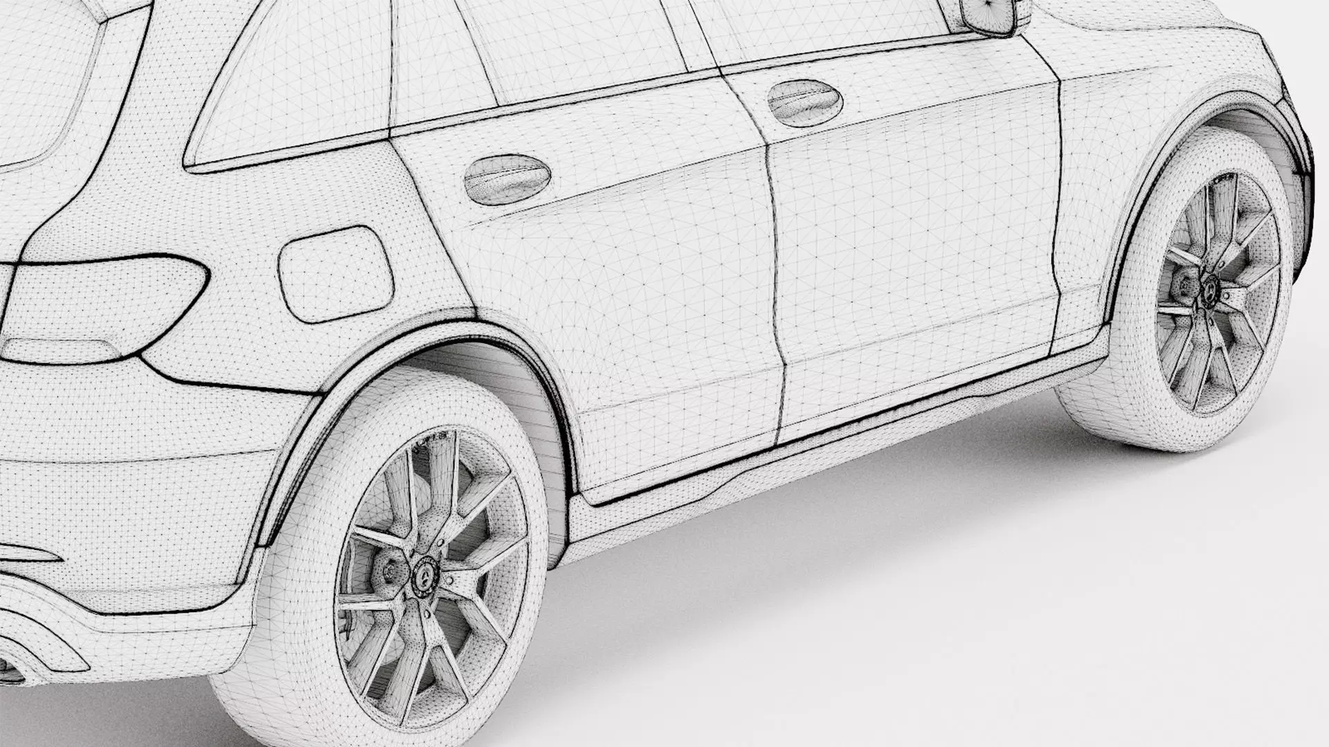 Mercedes Benz GLC High-Detail GLC-Class SUV 3D model_13