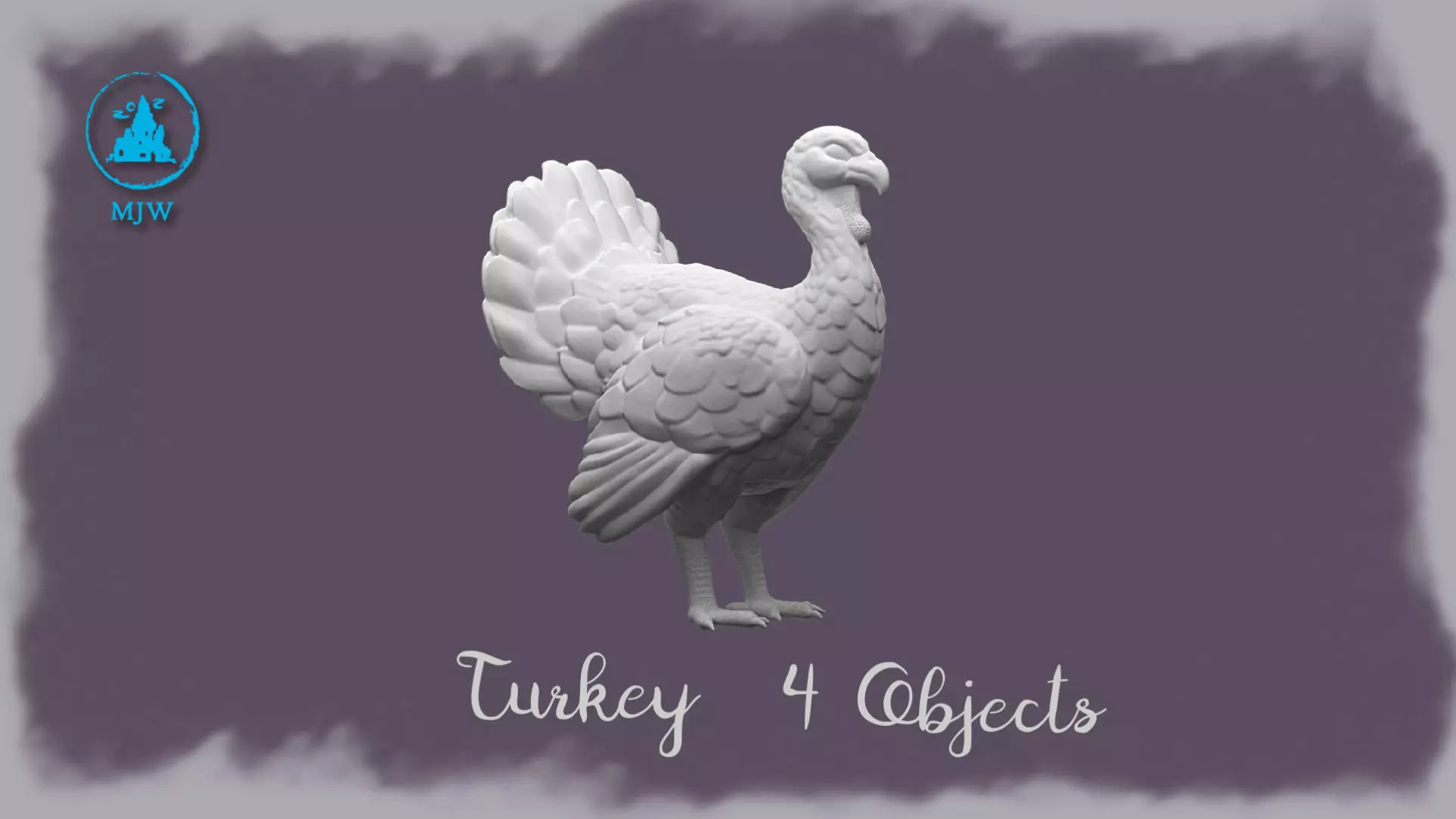 Turkey Miniature for Dollhouse and Dioramas  3D print model_2