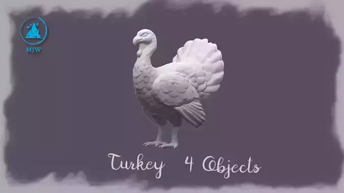 Turkey Miniature for Dollhouse and Dioramas  3D print model