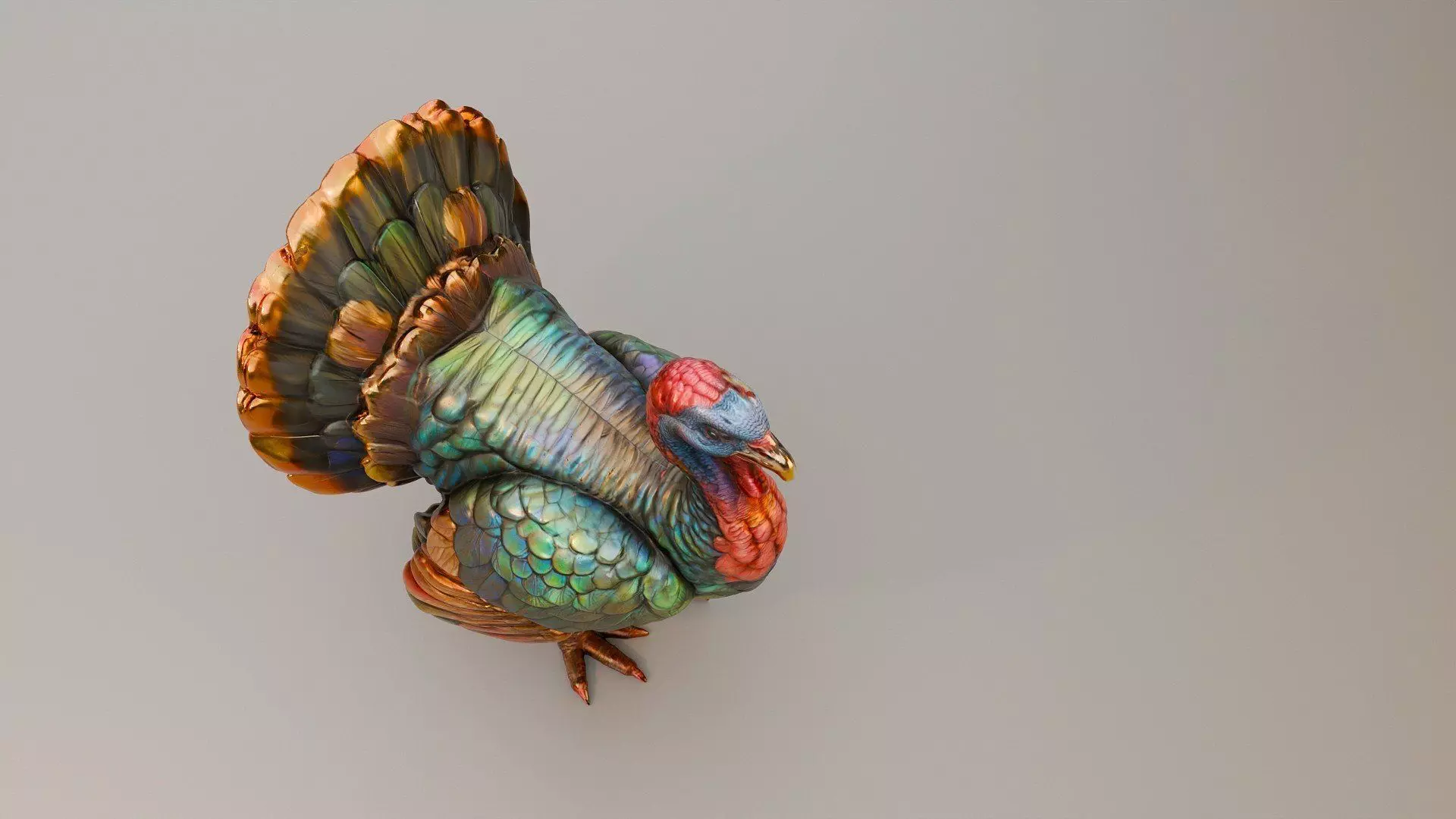 Turkey Miniature for Dollhouse and Dioramas  3D print model_5
