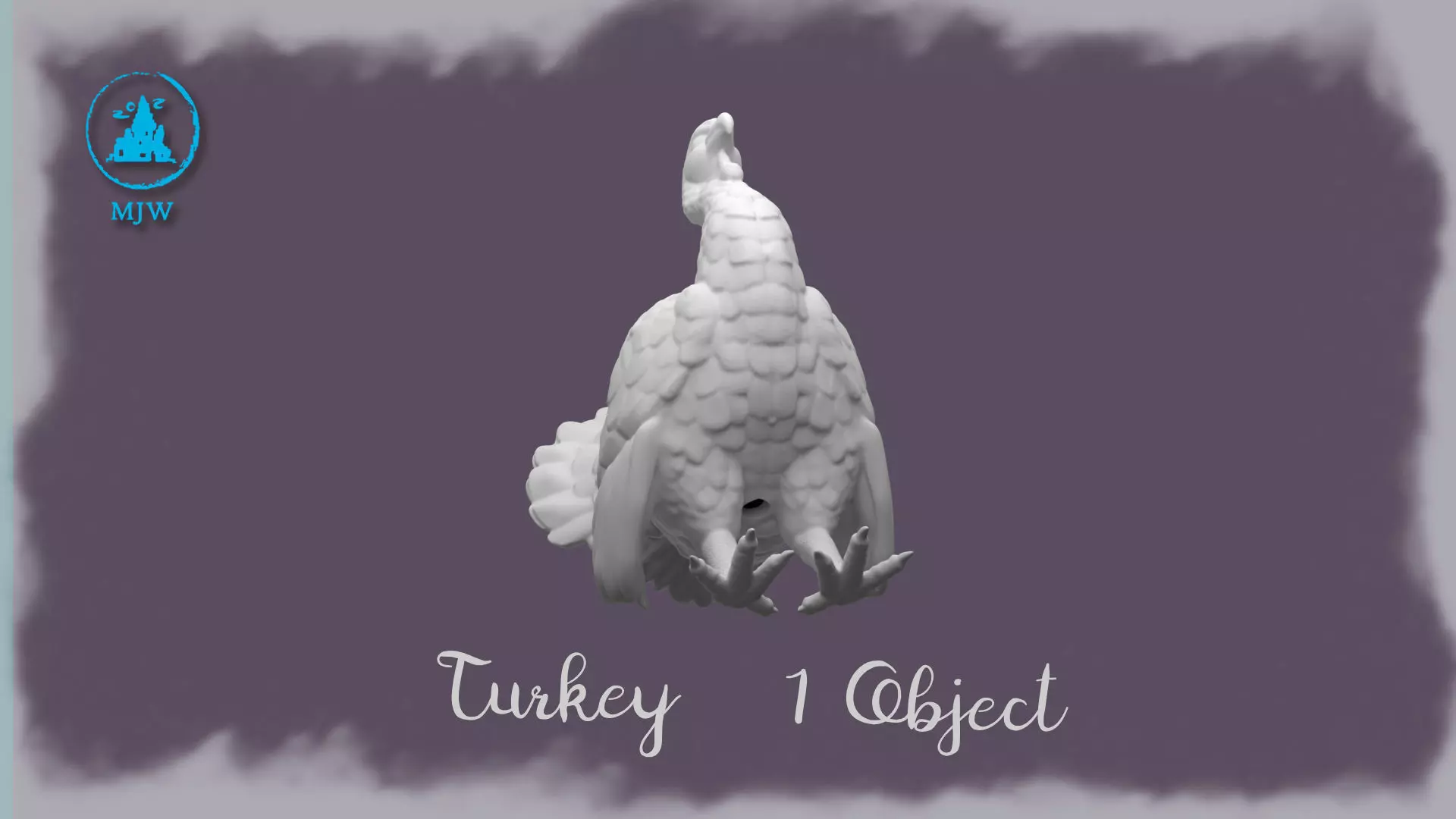 Turkey Miniature for Dollhouse and Dioramas  3D print model_4