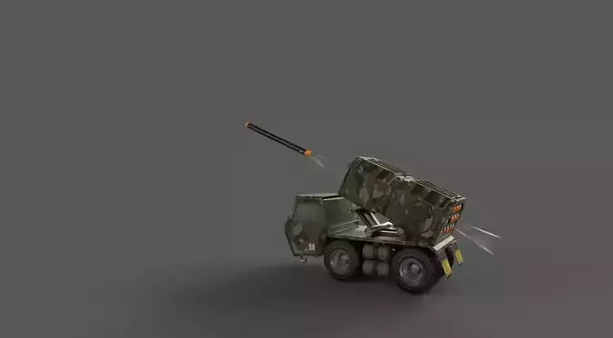 Armored Rocket Launcher Truck