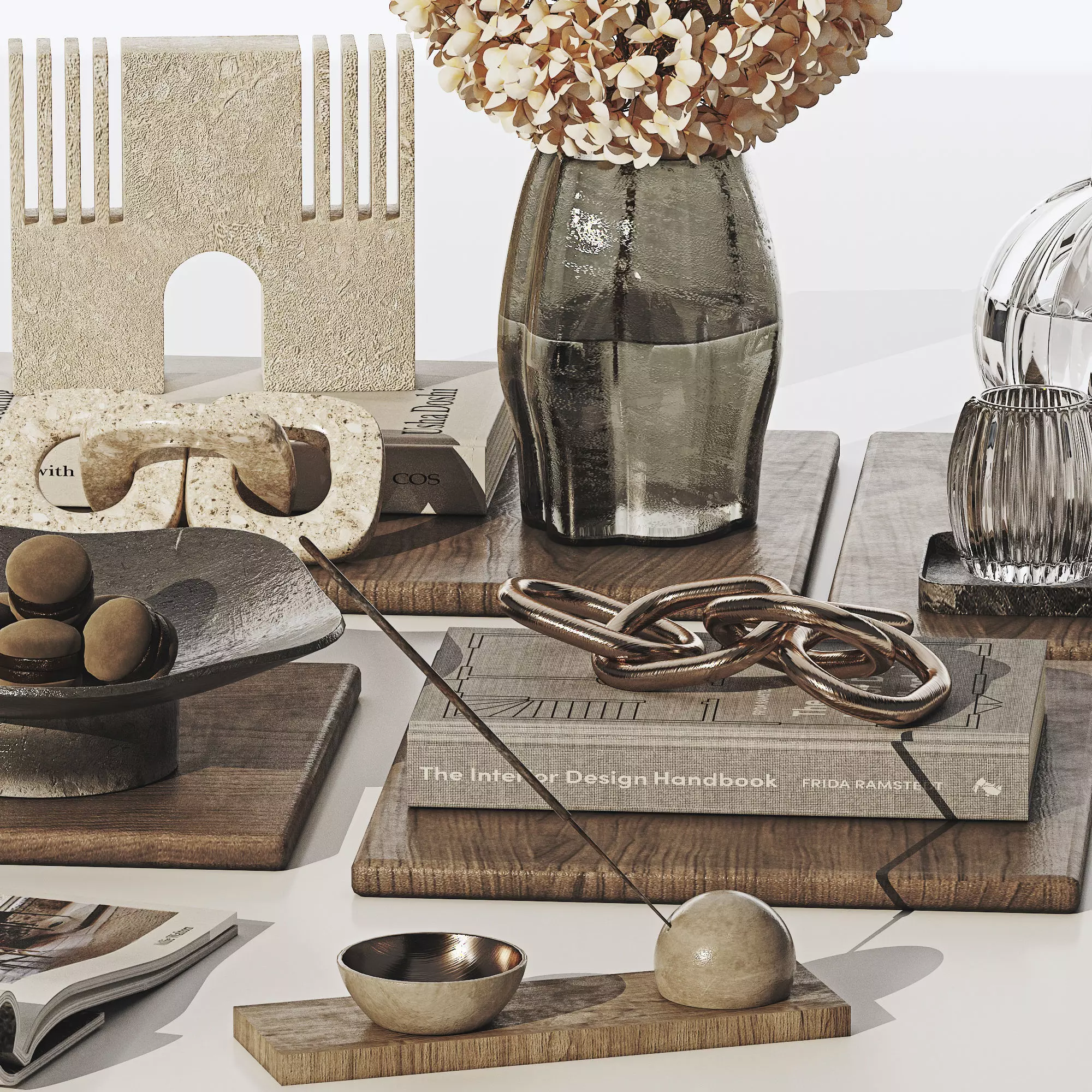 Decorative Set 039 Low-poly 3D model_1