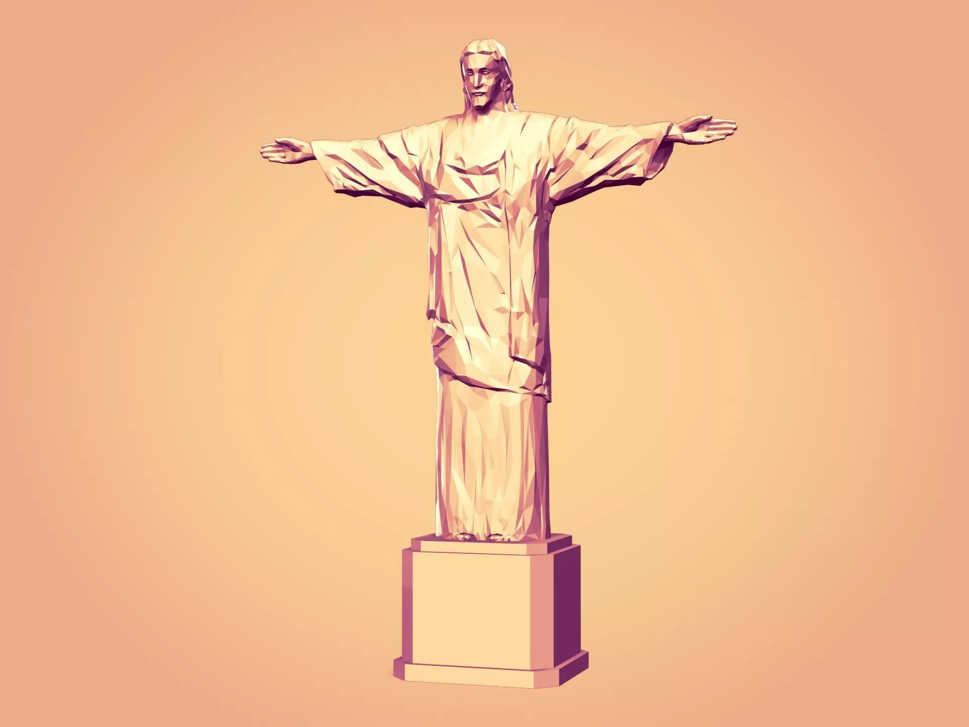 Jesus Christ 3D print model_0