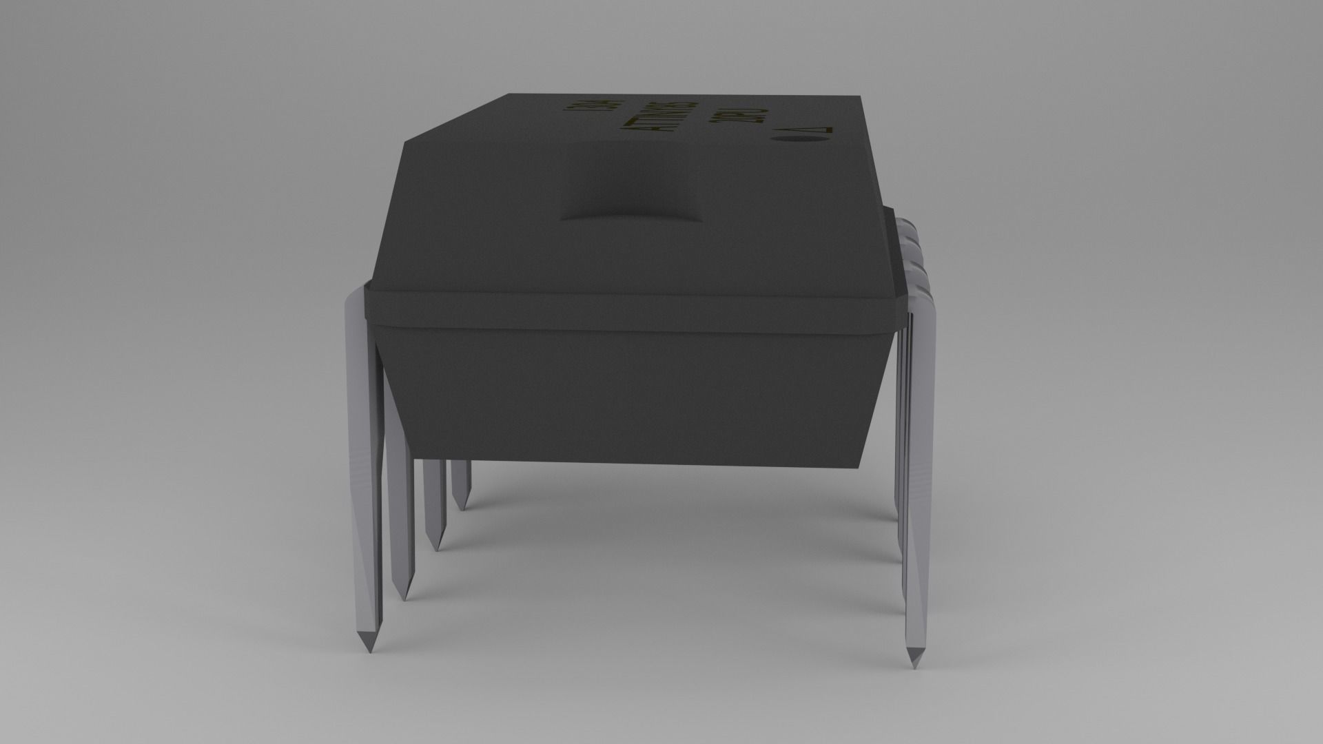 ATTiny85 Microcontroller Free low-poly 3D model_72