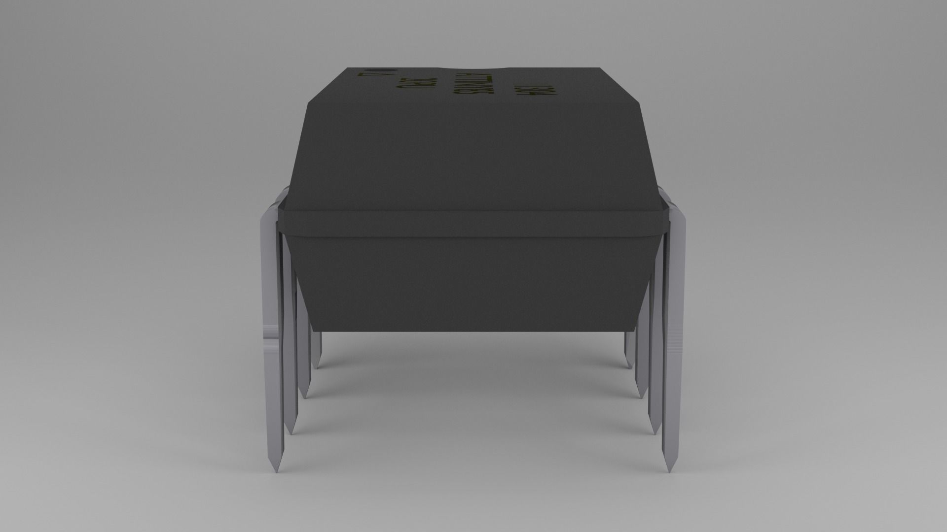 ATTiny85 Microcontroller Free low-poly 3D model_77