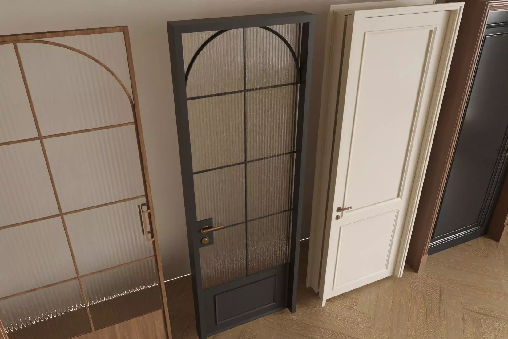 bedroom door 3D model_2
