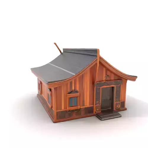Ornate Wooden House model pack