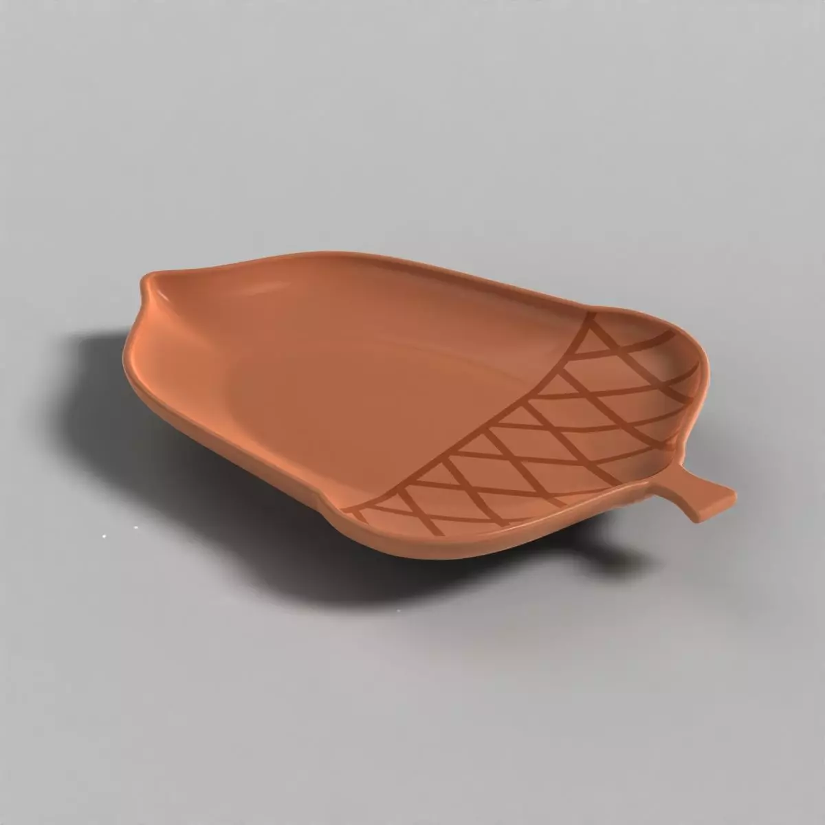 Acorn Shaped Dish 3D print model_8