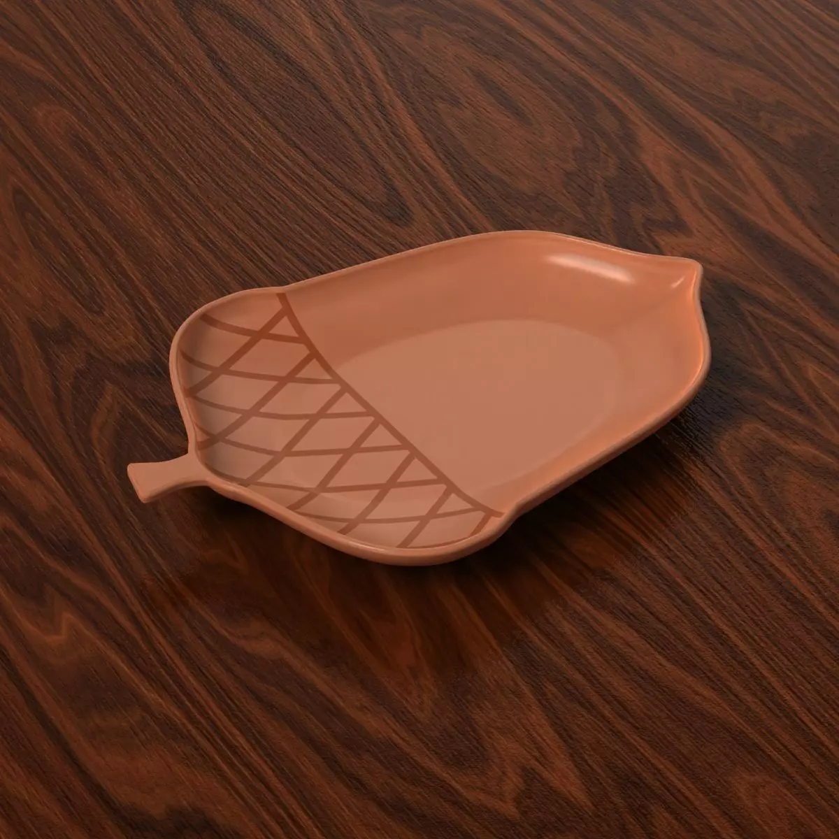 Acorn Shaped Dish 3D print model_1