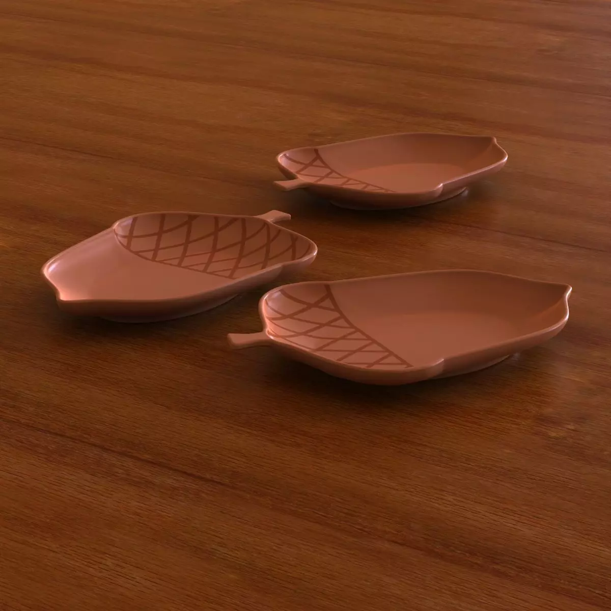 Acorn Shaped Dish 3D print model_5