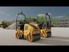 Road Roller Version-1 yellow rigged Low-poly 3D model_1